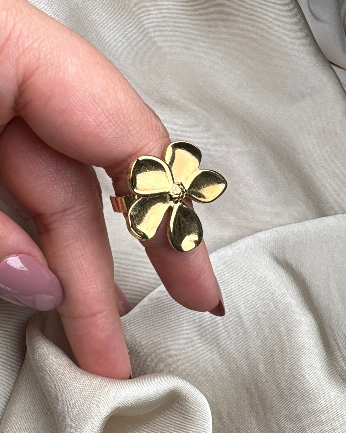 Golden Bloom Ring