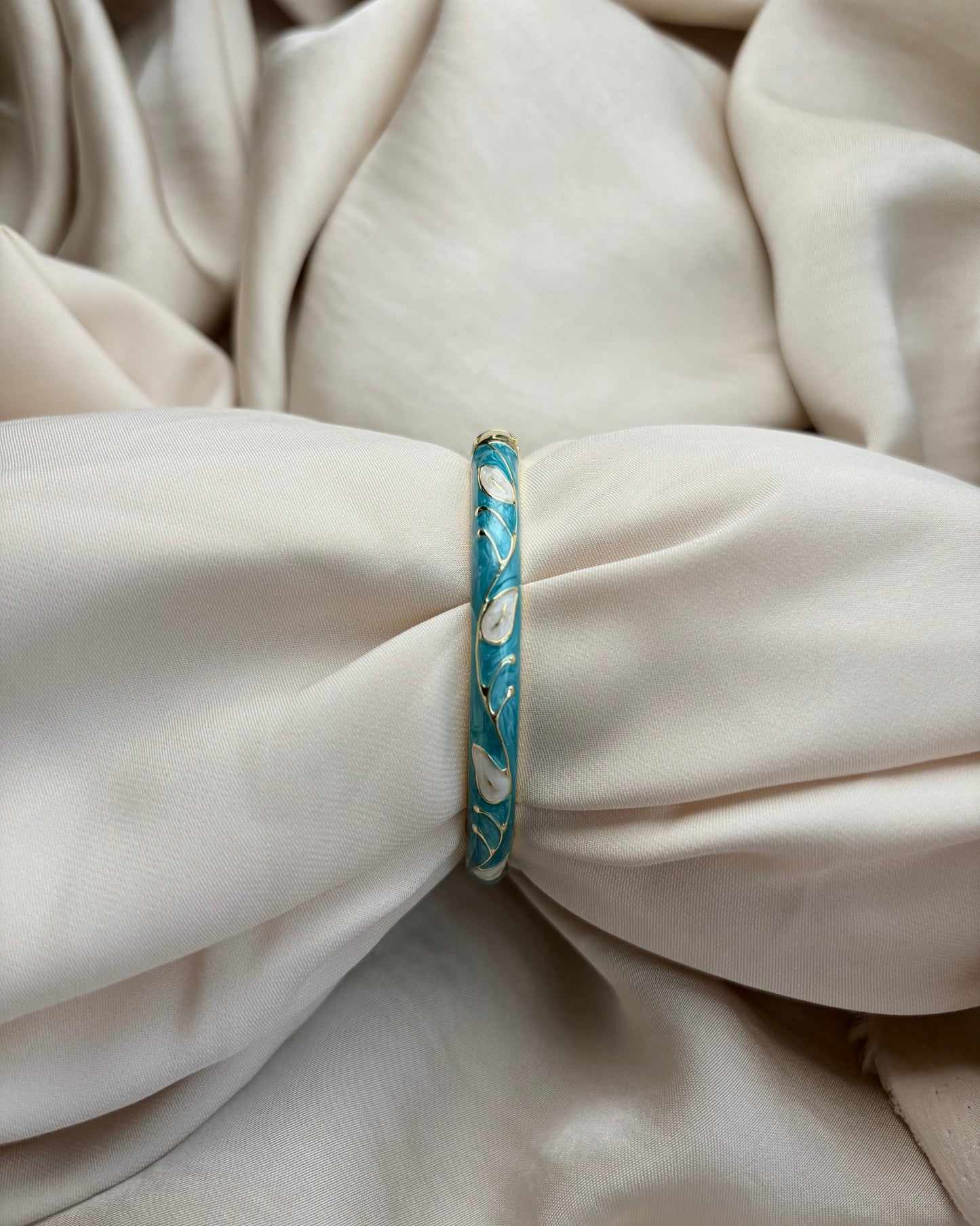 Azure Bloom Bangle