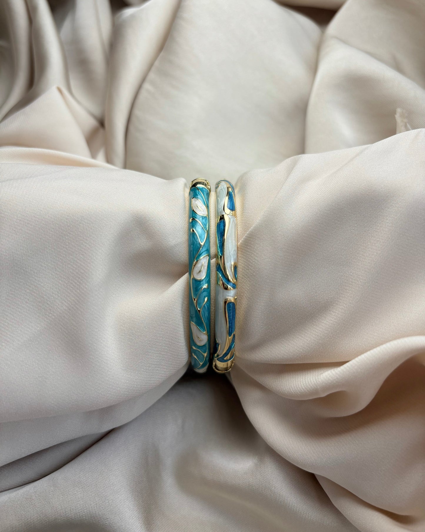 Azure Bloom Bangle