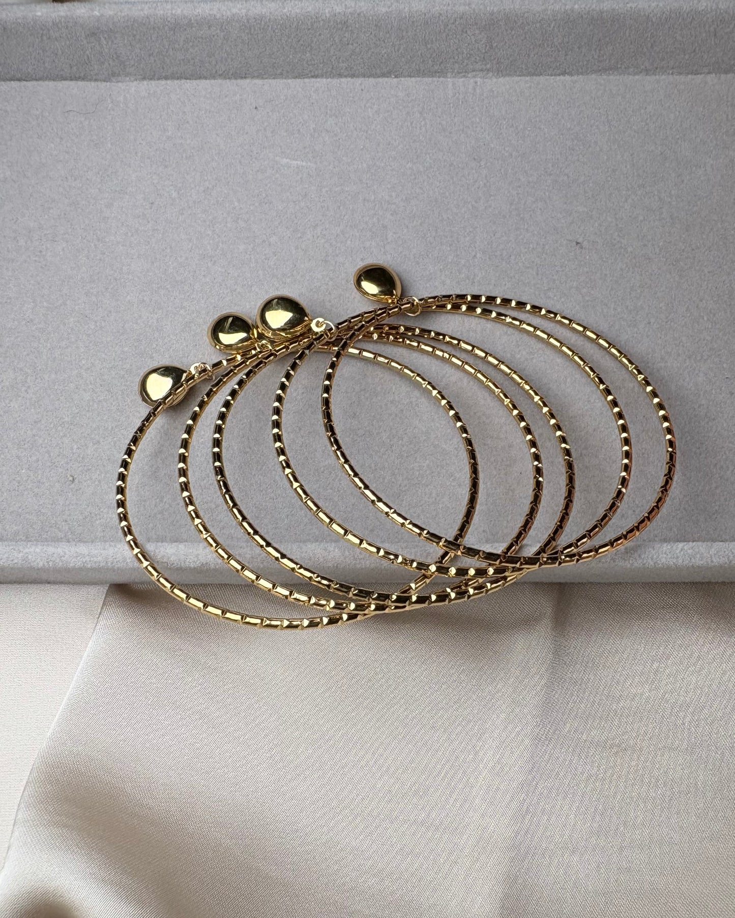 Teardrop Rattle Bangles