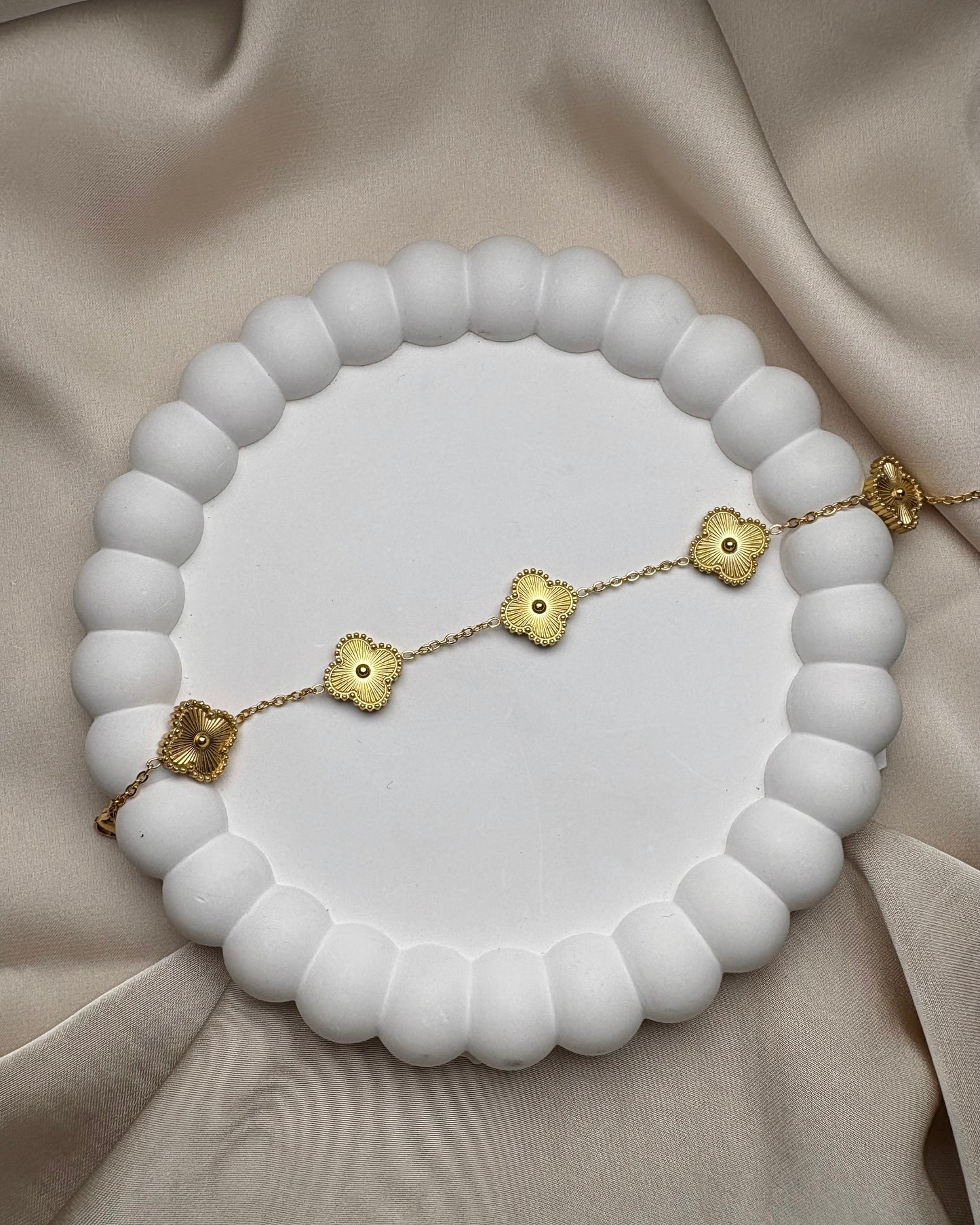 Golden Clover Bracelet