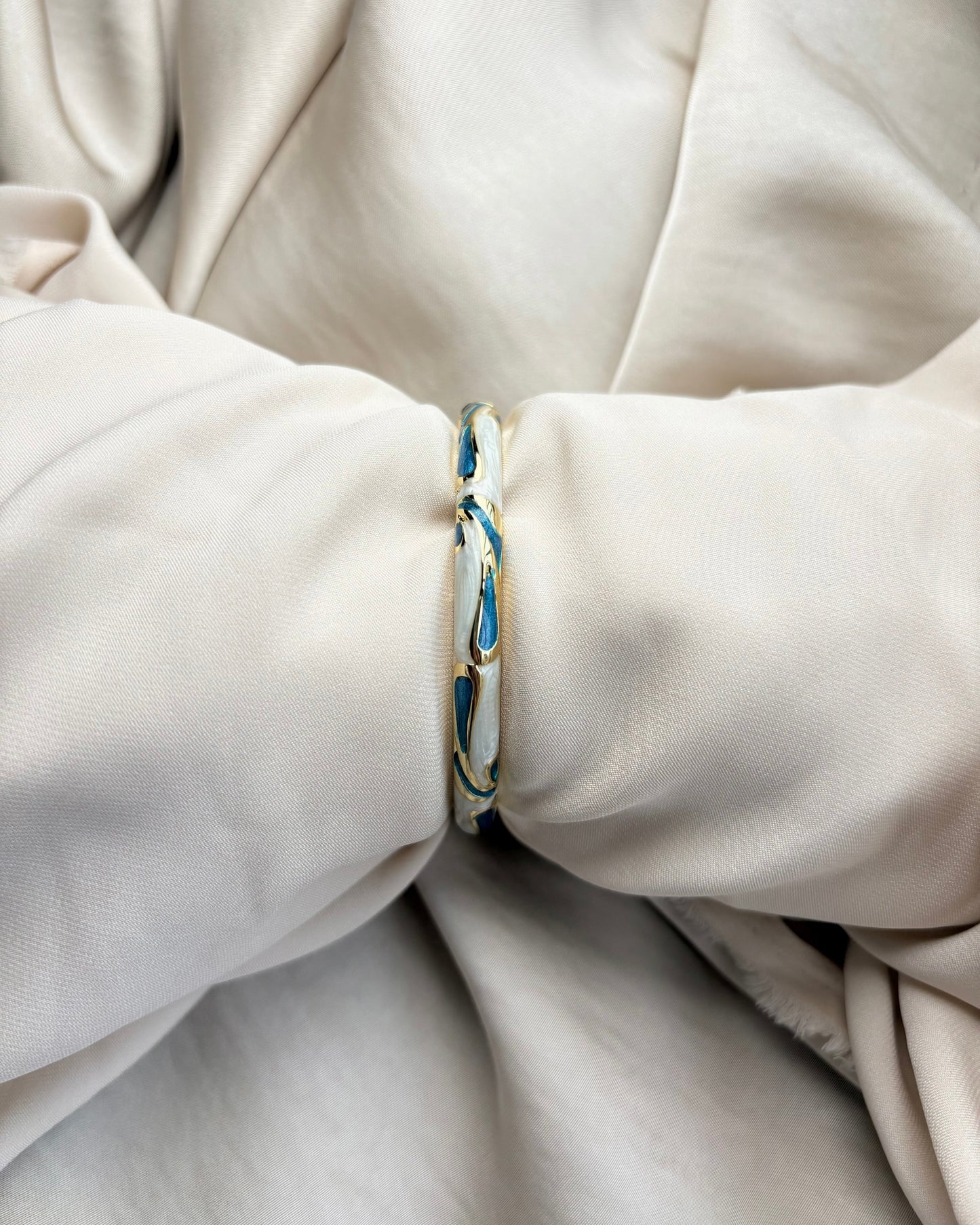 Azure Bloom Bangle