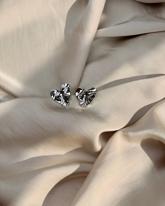 Melted Heart Studs