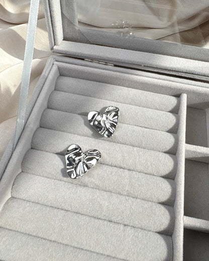 Melted Heart Studs