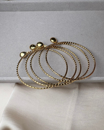 Teardrop Rattle Bangles