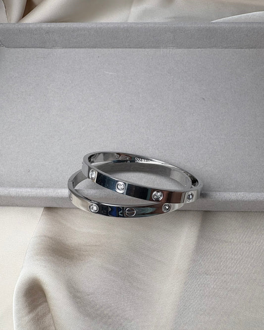 Eternal Embrace Cuff Silver