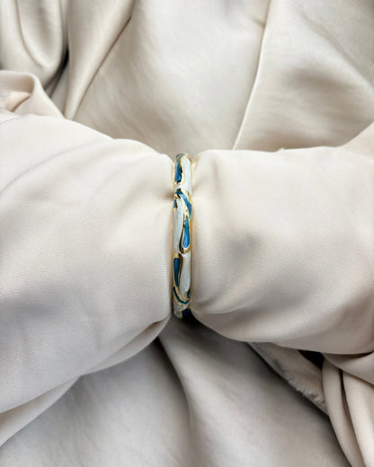Azure Bloom Bangle
